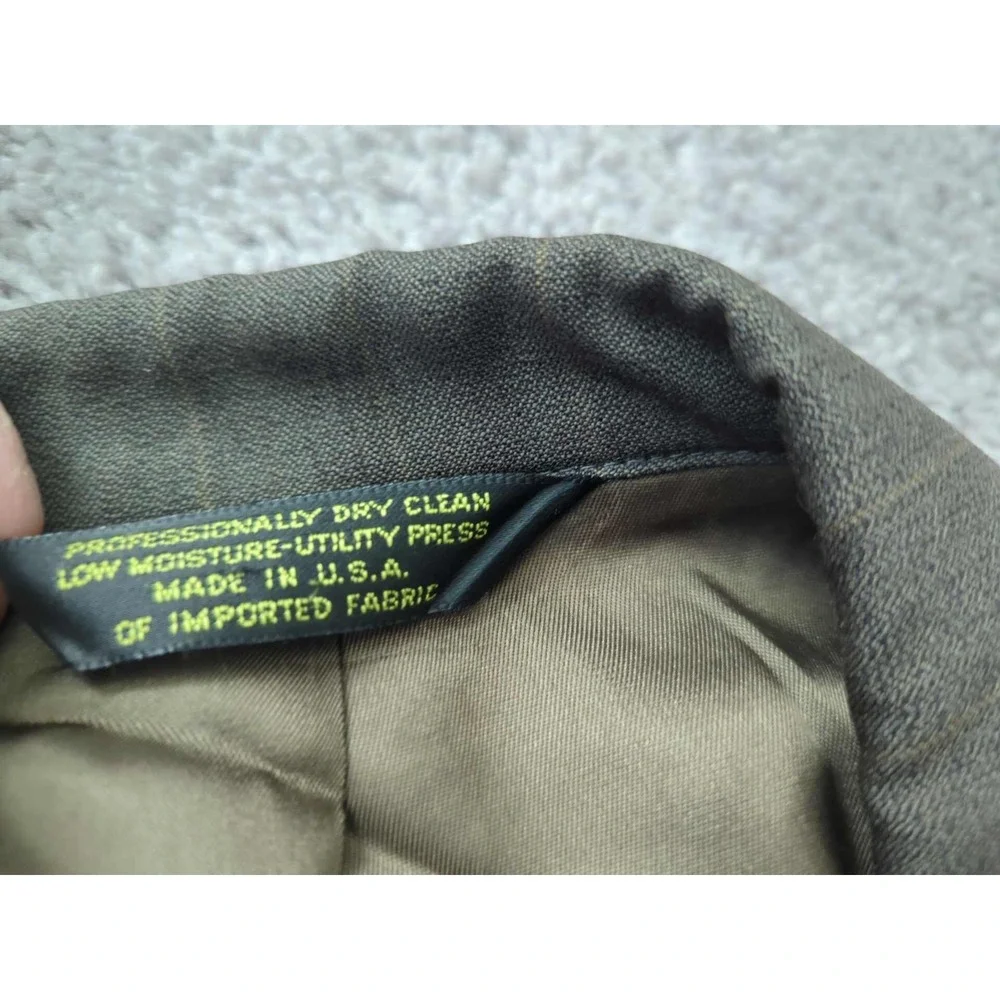 Vintage Pierre Balman Blazer Coat‎ Mens Pure Wool Made in USA *FLAW* AS IS